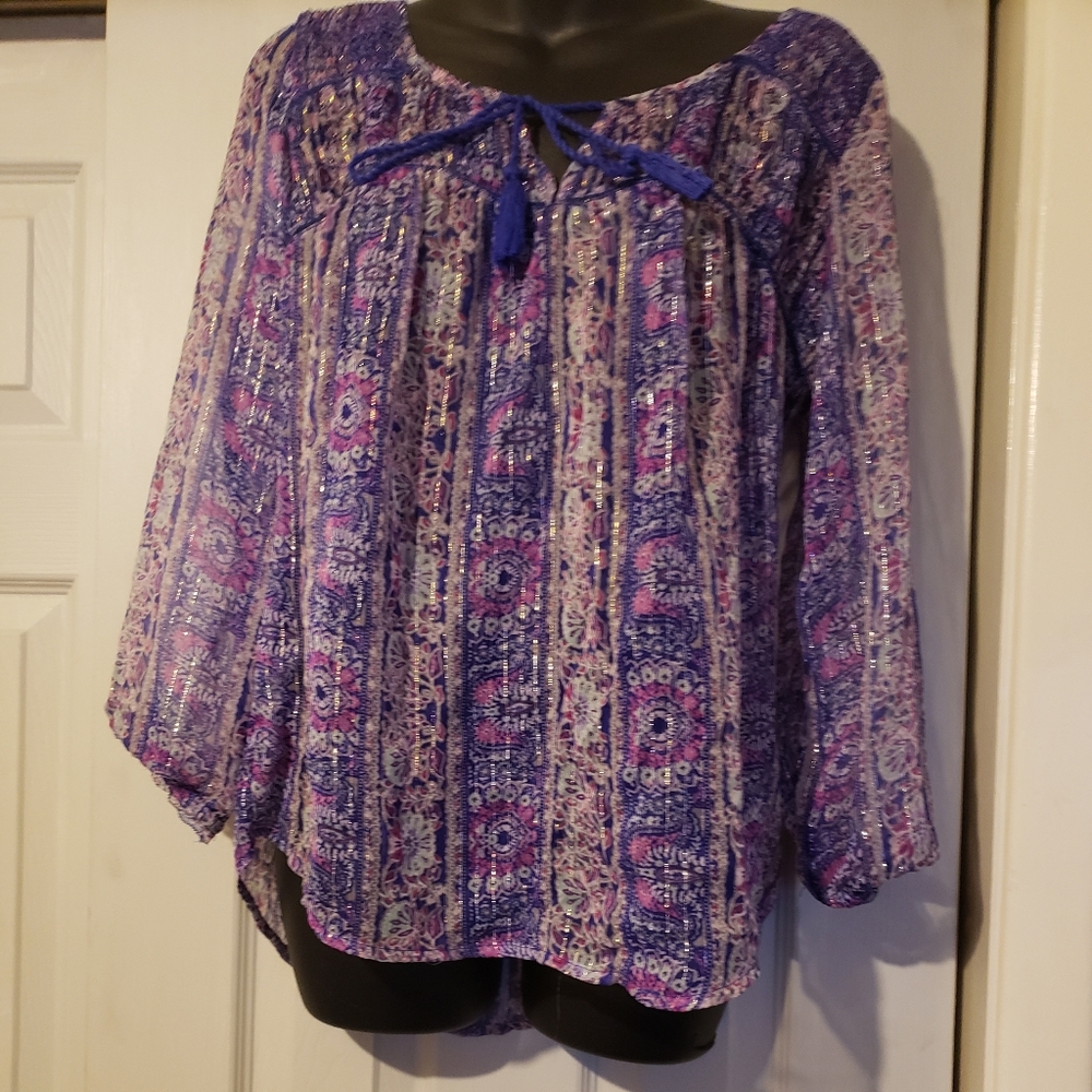 American eagle sheer blouse